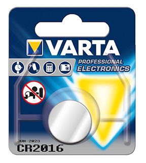 Varta Batteri CR2 3V Litium i gruppen BATTERIER / VRIGA BATTERIER / KNAPPCELLSBATTERIER hos TH Pettersson AB (30-VAR CR2016)